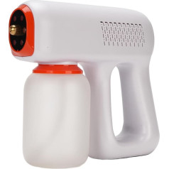 Luocute Handsprühgerät, 300 Ml Fassungsvermögen, 8000 U/min, Kupfermotor, 1200 MAh Wiederaufladbarer Akku, Kabelloses Tragbares Sprühgerät, mit 2 Einstellbaren Nebelstufen, für
