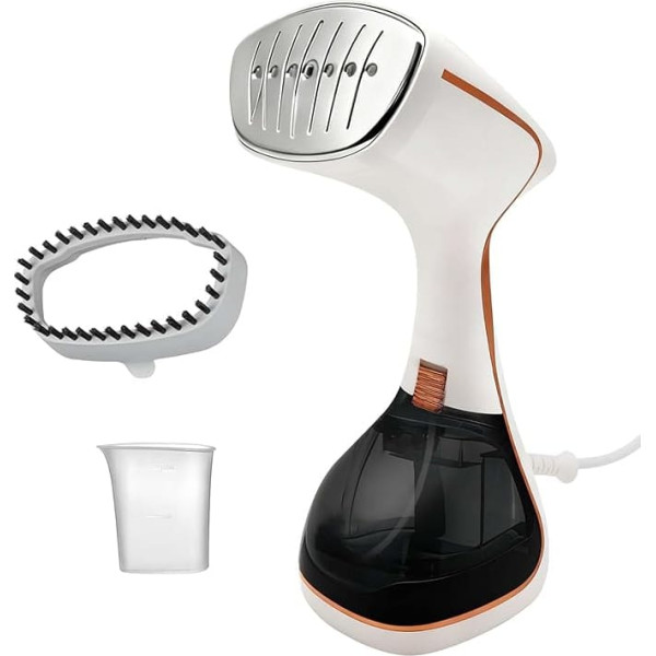 Steamer Steamer 1780 W, 20s Ultra Quick Heating, 320 ml Large Removable Tank (30 g/min Steam), 3 Levels & Auto Shut-Off, 2-in-1 Vertical/Horizontal for Home, Office & Travel