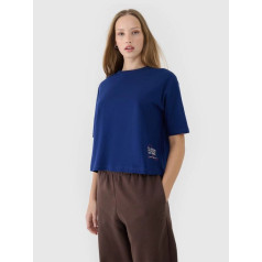 Sieviešu oversize krekliņš ar apdruku 4F 4FWSS25TTSHF1971-30S / XS