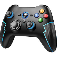 EasySMX PC Joystick - 2.4G Wireless PS3 Gamepad Gaming Controller - Dual Shock - Turbo for PS3 / Android Mobile Phone / Tablet / PC / TV or TV Box.