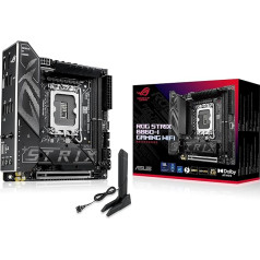 ASUS ROG Strix B860-I Gaming WiFi Motherboard Socket Intel LGA 1851 (Intel B860, mini-ITX, DDR5 Memory, PCIe 5.0, WiFi 7, Thunderbolt 4, Aura Sync)