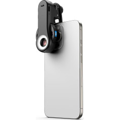 Evil Eye 3-in-1 Mobile Phone Microscope, 40-120X Phone Microscope with CPL, Microscope Mobile Phone UV Light & Universal Clip for Android/iPhone