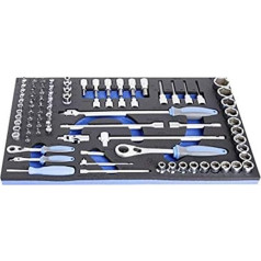 Unior U621395 Socket Wrenches with Accessories in SOS Tool Tray