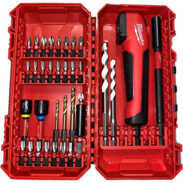 Milwaukee Shockwave impact-resistant all-round set, 35 pieces.