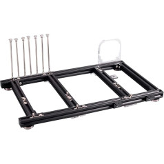 VBESTLIFE DIY Computer Case, Open Frame Aluminium Alloy ATX Computer PC Case Overclocking Test Platform