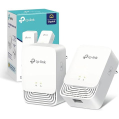 TP-Link PG1200 Kit Powerline G.hn1200, 1 x Gigabit Port, Energy Saving Mode, Plug & Play, New Generation Powerline More Reliable, Not Compatible with HomePlug AV/AV2 Powerline Adapters