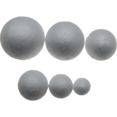 1 Stück runde weiße Schaumstoffbälle for Basteln – 15 mm bis 40 mm große Kugeln for kreative Projekte von Kindern(100 30mm)
