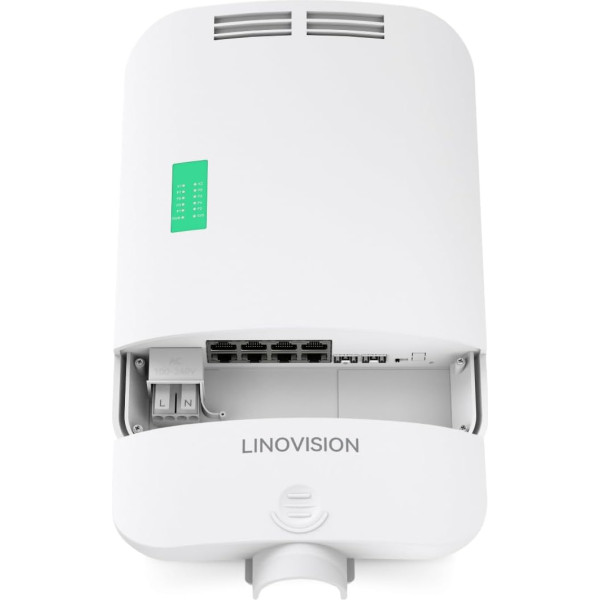 LINOVISION Outdoor 8 Ports Full Gigabit L2 Cloud Managed PoE Switch with 2 SFP Uplinks, Total 150W Power Budget