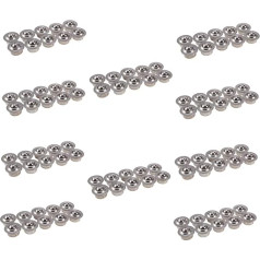 100 Stück Metallkugellager Kugellager Rollenübertragung Industrierollen Lagerräder Rollenlager Durchmesserlager Übertragungslager Low Profile Rollen Montierte Lager