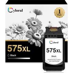 Printer Cartridges 575XL for TS3550i TS3551i TS3750i TS3571i TS3752i TR4750i TR4751i TR4755i TR4756i for Canon 575 XL (1 Black)