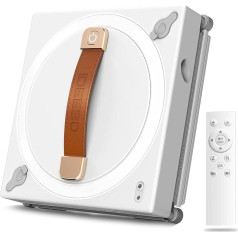 G500D Window Cleaning Robot, 5000Pa Window Robot with 2-Way Spray System, Multiple Protection, Intelligent Path Planning, 3 Cleaning Ways with 100 ml Tank for Various Window Types