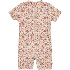 Sterntaler Swimming Costume Flowers - Swimsuit with UV Protection and Zip - Swimsuits for Girls, UV Protection 50+ with Colourful Flowers