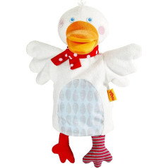 Haba Glove Puppet Gallivanting Goose, Animal Hand Puppets, 303137, Multicolour