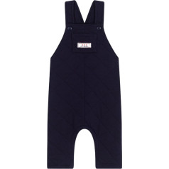 Petit Bateau Salopette bébé en cotton épais jambes longues, unie