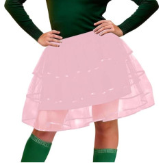 2026 Damen-Bühnenkleid „Modischer, einfarbiger Karnevalsrock mit bauschigem Rock“