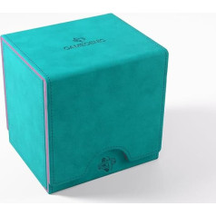 Gamegenic, Sidekick PRO 100+ XL Exclusive Line Teal/Pink, up to 100 Double-Sheaded Cards, Colour: Turquoise / Pink