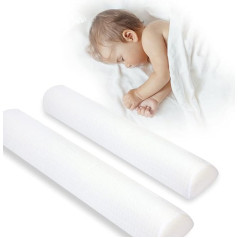 TANYOO Bed Rail, Bed Edge Protector for Cot, Protective Cushion, Bed Bumper with Non-Slip and Washable Cover, Fall Protection, Bed Safety for Toddlers, Babies, Adults (2 Packs)