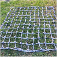 Amacthysh Cargo Climbing Net, Climbing Frame Net Rope, Climbing Net for Children, Accessory Net for Outdoor Playground, for Tree House, Garden, Backyard, 7.5 x 7.5 m