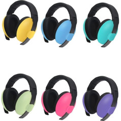 Ear protection, noise hours, defensive headphones, hearing protection, adjustable headband, safety reduction, ear loops for children, baby, noise-reducing safety earmuffs (colour: