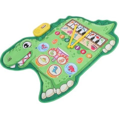 Dilwe Baby Musical Mat, Dinosaur Theme Piano & Mat with 8 Musical Modes, Interactive