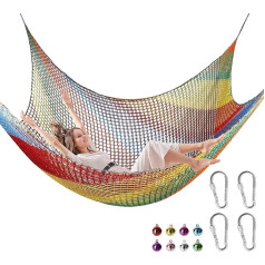 Climbing Cargo Net, Kids Outdoor Climbing Net, Kids Climbing Net, Climbing Net for Kids, Climbing Net | Climbing Net, Double Layer, Multicolor for Backyard Net