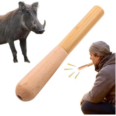 Generisch Wild Hog Call - Imitation Sound Predator Lure Tool, Hunting Whistle, Wildlife Attraction Gear for Camping, Hiking, Hunting, Field Activities, Outdoor, Adult, 8.07 x 1.26 Inches