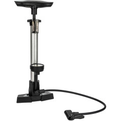 Fahrrad-Standpumpe mit Manometer, manuelle Luftpumpe, 160 PSI, Fahrradreifenpumpe, Inflator für Rennrad, Sportball