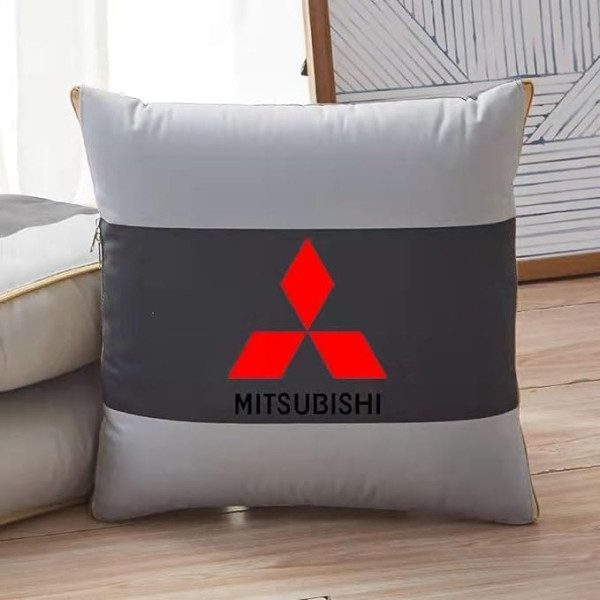 Travel Blanket Cushion Blanket for Mitsubishi Mirage VI Hatchback 2012-2016, Car Quilt Blanket Cushion Multifunctional Decorative Cushion Blanket for Drivers and Families