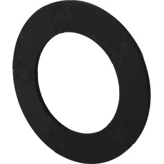 Eva Dartboard Protection Ring Round Black Wall Protection Dartboards Border Easy to Assemble Dartboard Mat for Dart Games and Travel