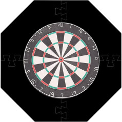 Dartboard-Einfassung – Modularer Dartboard-Rückwandschutz, Ineinandergreifendes Wandschutz-Spleißen, Achtseitiger Schutzschild, Vielseitig Multifunktional | Dickes Spielzimmerbrett Für Erwachsene