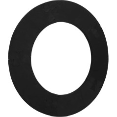 Eva Dartboard Schutzring Wandprotektor Langlebig Leicht rutschfest Einfache Montage Schwarzer Dartscheiben Schutz für Gängige Spielwände für Zuhause und Unterwegs