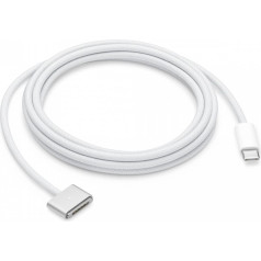 Kabeļa savienojums no usb-c uz magsafe 3 (2 m) - sudraba krāsā
