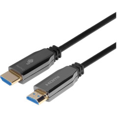 Hibrīda hdmi v2.0 optiskās šķiedras kabelis 20 m