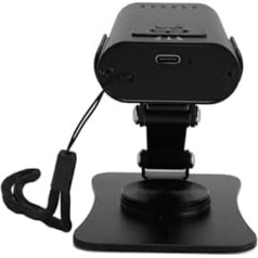 Dioche Haarverlängerungslicht, Wiederaufladbare USB-Nagelkunst-LED-Lampe, Schnell Aushärtende, Tragbare Haarverlängerungsmaschine für Schönheitssalons, Heimgebrauch, Schwarz