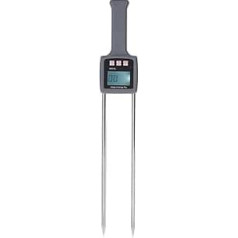 Asixxsix Hay Moisture Meter, Portable Hay Moisture Meter with Digital Display for Cereals, Straw, Bran, Feed, Grass, Leymus Chinensis, Kaiser, Bamboo, Grass Fibre, Moisture Meter