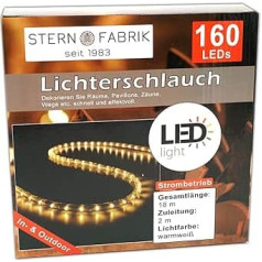 Light Tube with 160 LEDs Light Tube Warm White 19 m Fairy Lights for Indoor Outdoor Lighting Lights Tube
