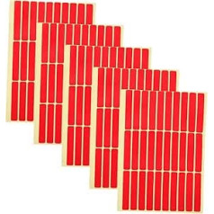 5 Sheets Transparent Double-Sided Adhesive Tape for Nail Display, Strong Adhesion for False Nails and Presentations, Stable and Practical