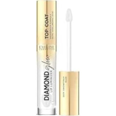 Eveline Cosmetics Diamond Glow Lip Luminiser with Hyaluronic Acid - No. 08 Honey Glam | Ultra Moisturising & Nourishing Shine for Shiny Lips