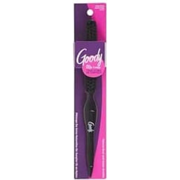Goody Shine On Boar Brush - Boar Bristles with Long Section Tail - Smooths Flying Hair, Use as Styling Brush, All Hair Types, Textures & Styles, Black
