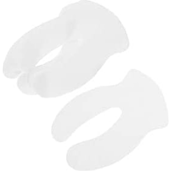 Pack of 1000 Thin Cotton Eye Pads, Disposable Eye Care Patches for Homemade Eye Mask and Facial, White