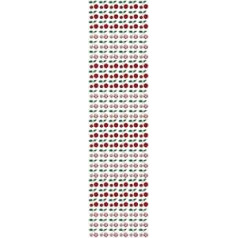 Ipetboom Pack of 144 Nail Stickers Cherry Nail Decoration Fingernails Stickers Women Nail Jewellery Nail Accessories Hammer Nail Cherry Decoration Nail Charms Manicure Nail Flakes Miss Alloy