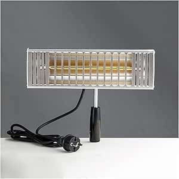 Lacktrocknungslampe, Infrarot-Trockner-Farbe 1000W Tragbare Heizlampe-Lampe Infrarot-Härtungslampe Handheld-Karosserie Backlicht Kurzwellenfarbe Trocknungslampe Auto-Werkzeug(UK)