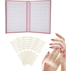 Nail Polish Sample Keychain | Nail Color Sample Holder Display 216 Colors Portable Practical for Salon Art Station Storage