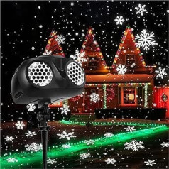 Weihnachten Schneefall Projektor Licht Schneeflocke Projektor Lampe Urlaub Party Scheinwerfer