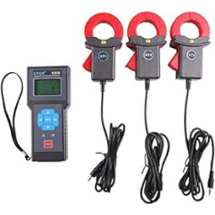 Current Clamp, Digital Clamp Leakage Current Meter ETCR8300 Three-Channel Leakage Tester Meter Current Monitoring Recorder