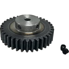 Getriebewinkel 1 Stück Quench Stirnrad Ritzel 1,5 m 50 t 12 mm Breite 8–25 mm Bohrung Zahnrad 50 Zähne 1,5 Modul Zahnstangengetriebe Antriebswelle ( Color : 17mm bore , Size : 50 Teeth Step 40mm )