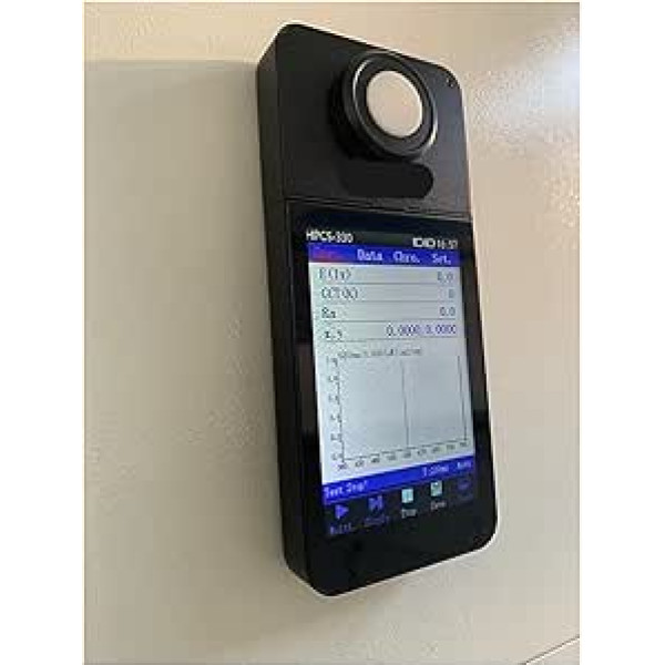 Spektrometer, HPCS330 Lichtspektrometer mit CCT CRI Lux Funktionen Display Spektrumanalysegerät