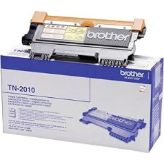 Brother TN2010 Toner Cartridge, Standard Yield, Black, Brother Genuine Supplies