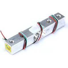 Load Cell 1 kg 5 kg 10 kg 20 kg HX711 AD Weight Sensor Electronic Scales Aluminium Alloy Weighing Pressure Sensor Module for Weighing Devices (1 kg)