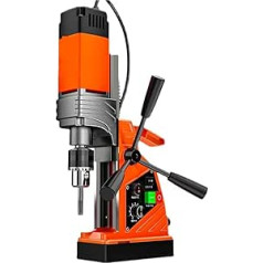 Magnetische Bohrmaschine 1380W Einstellbare Maschine for Engineering Stahl Struktur Industrie Grade in Holz oder Metall(8813RE)